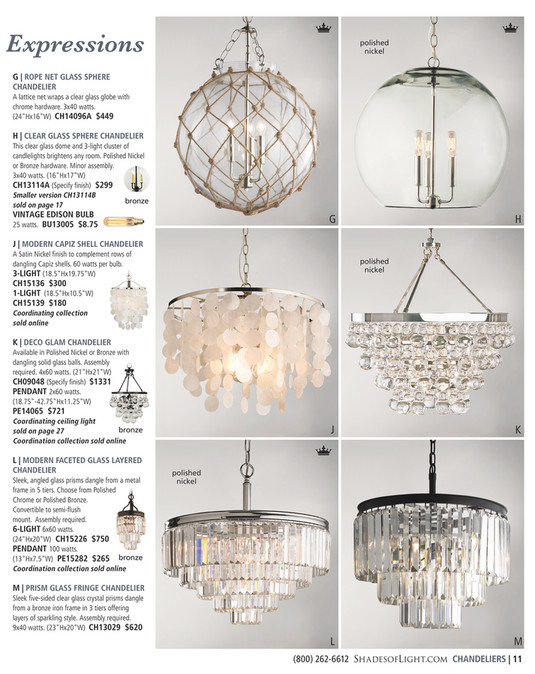 Shades Of Light Tropical Repose 2017 Contempo Arabesque Expressions Polished Nickel G Rope Net Glass Sphere Chandelier A Lattice Wraps Clear