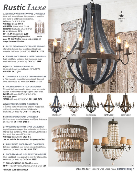 Shades Of Light Neutral Boho 2017 En Wire Basket Chandelier Rustic Luxe J A Driftwood Entwined Ovals Chandelier Metal With Finish Surround