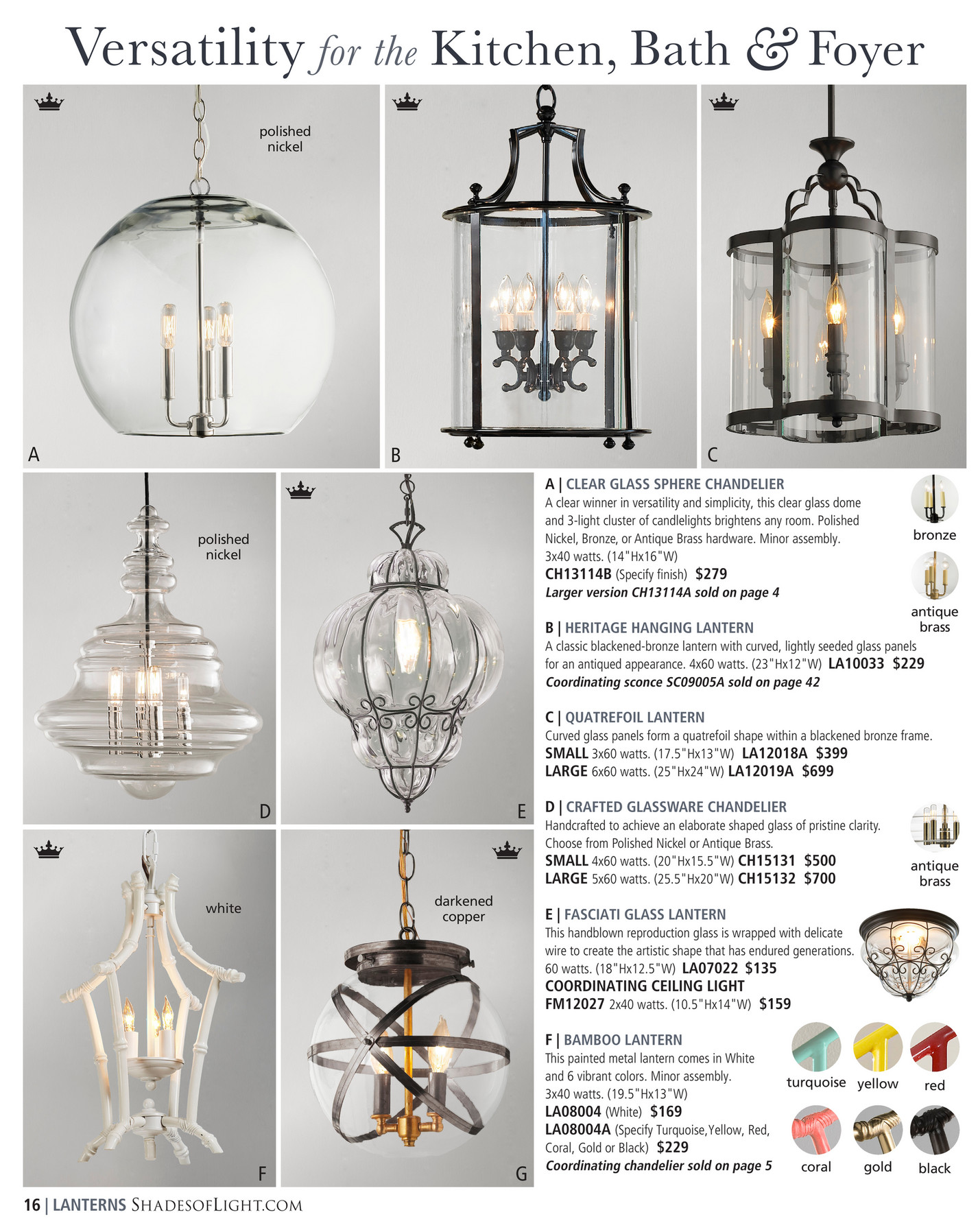 Shades Of Light Modern Minimalist 2018 Crafted Glassware