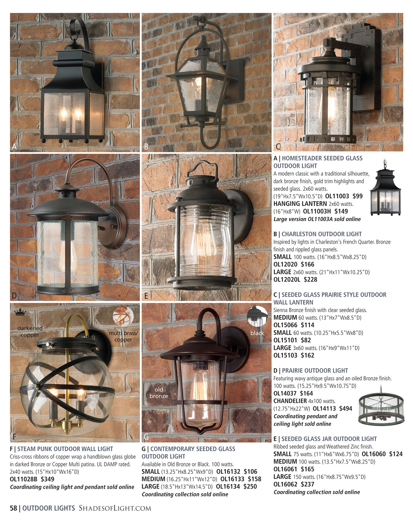Shades Of Light Classic Luxuries 2018 Farmhouse Outdoor A B C Homesteader Seeded Glass Outdoor Light Modern Classic With Traditional