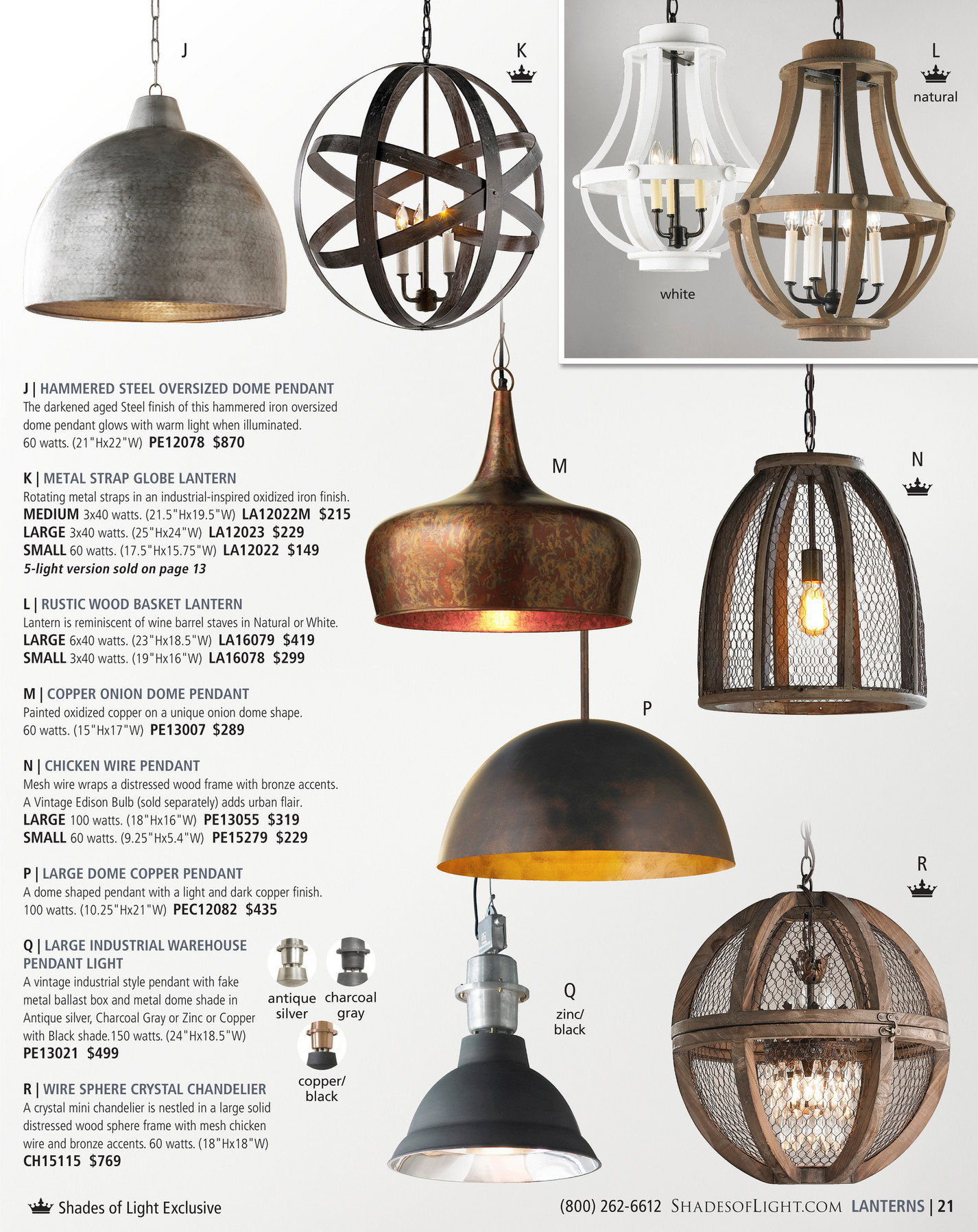 Shades Of Light Farmhouse Classics 2018 Copper Onion