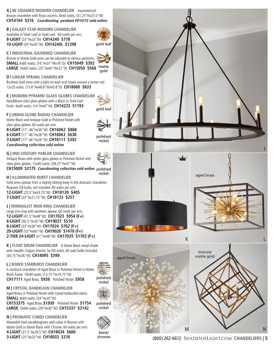 Shades of Light - Elevated Boho 2021 - Minimalist Iron Ring Chandelier - 12  Light