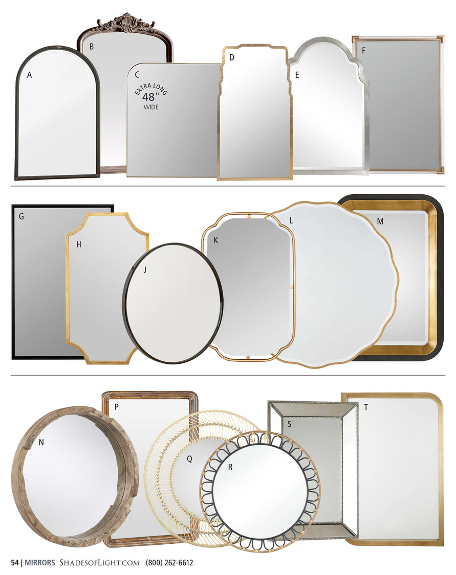 Shades of Light New England Nostalgia 2020 Gilded Scallop Mirror