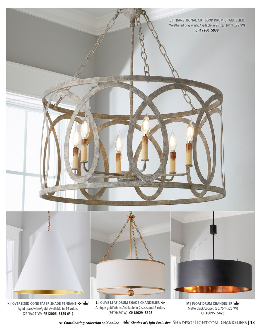 circlet drum shade lantern