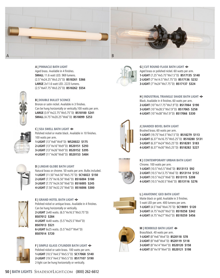 Shades Of Light Sophisticated Neutrals 21 Anatomic Geo Vanity Light 4 Light