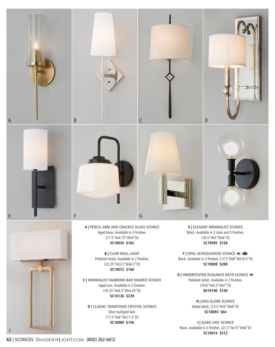 Minimalist sconce clearance