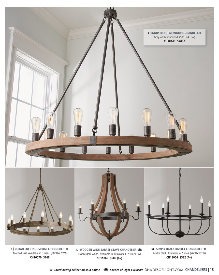 Shades of Light - Elevated Boho 2021 - Minimalist Iron Ring Chandelier - 12  Light