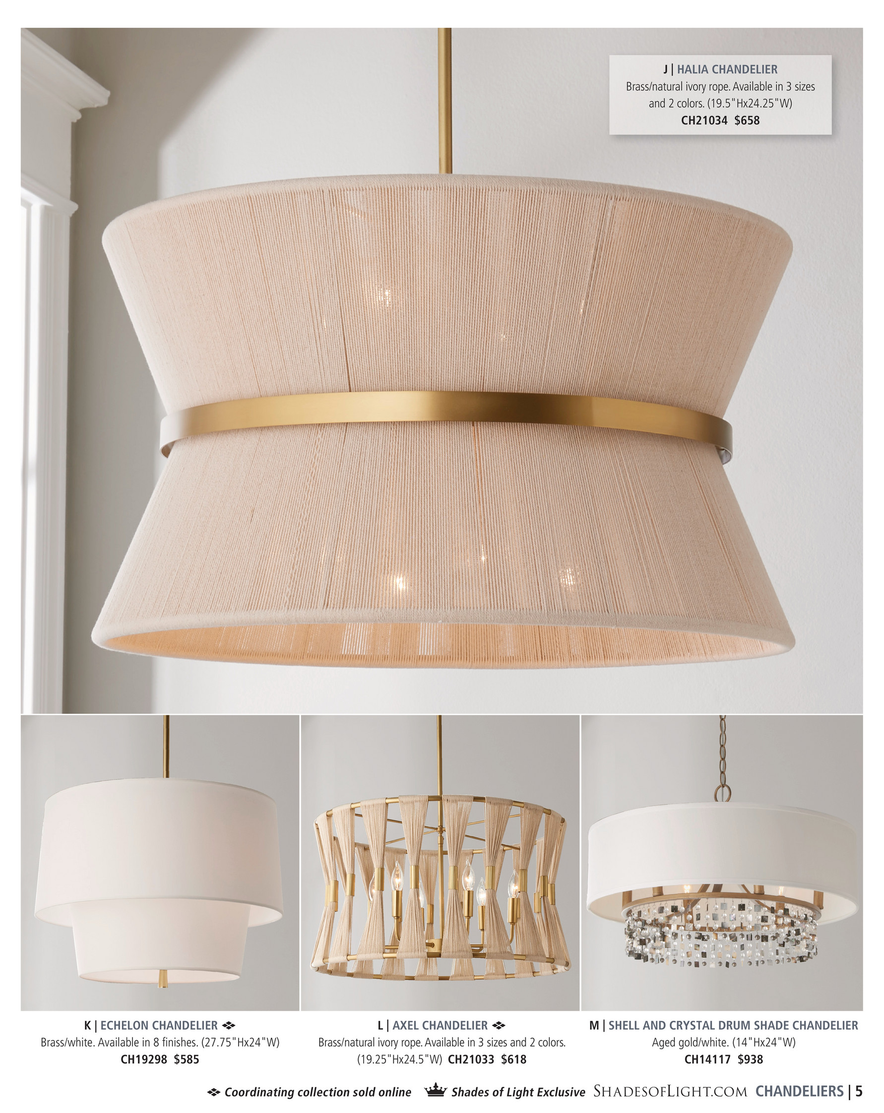 Echelon chandelier deals