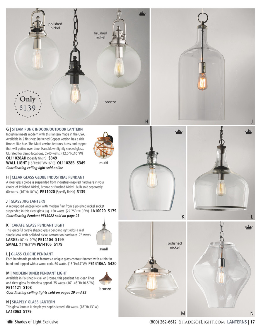 Restoration hardware cloche deals pendant