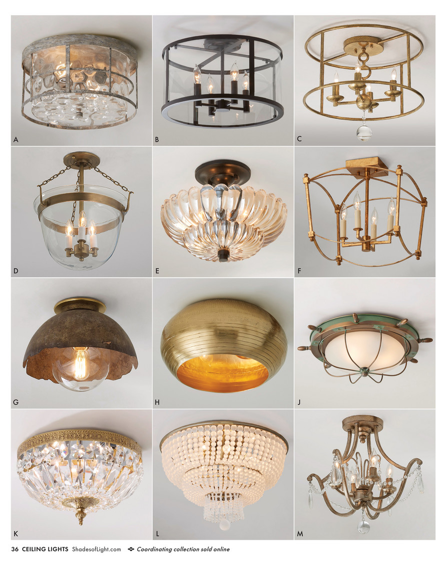 Beach Cottage Ceiling Lighting | Shelly Lighting