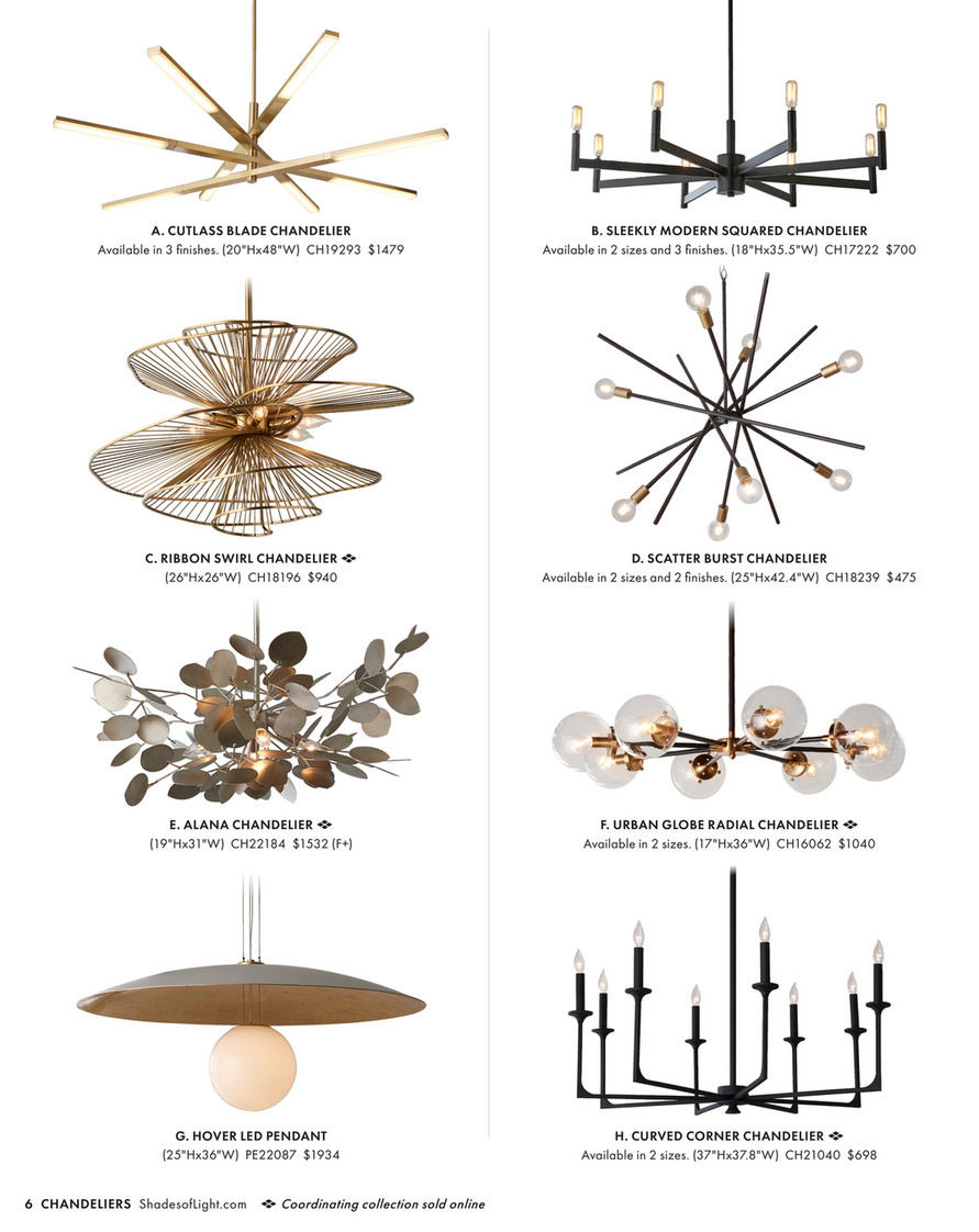 【良品】 SABRINA  146 FLUX DS3O S Shades of Light - Modern Fusion 2024 - Sabrina Shaded Chandelier