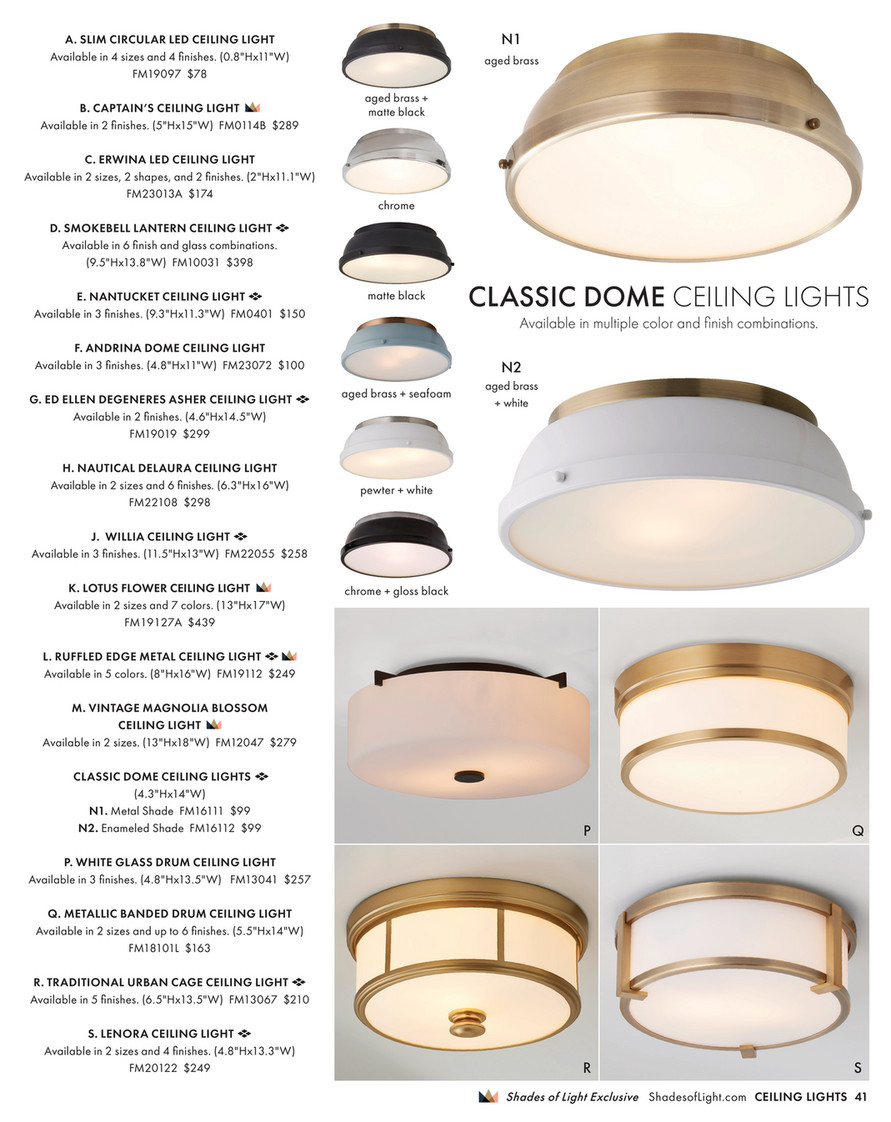 Shades of light | The Erin & Ben Co. Lighting Collection - Slim