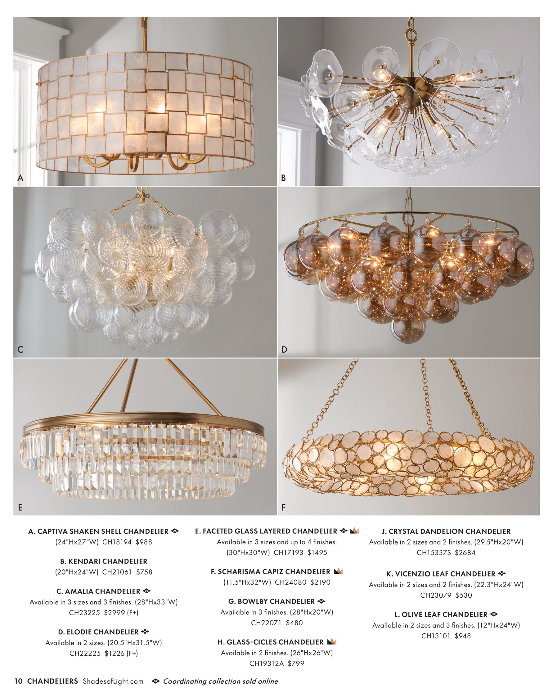 Shades of Light - Midcentury Mood 2025 - Oxbow Chandelier