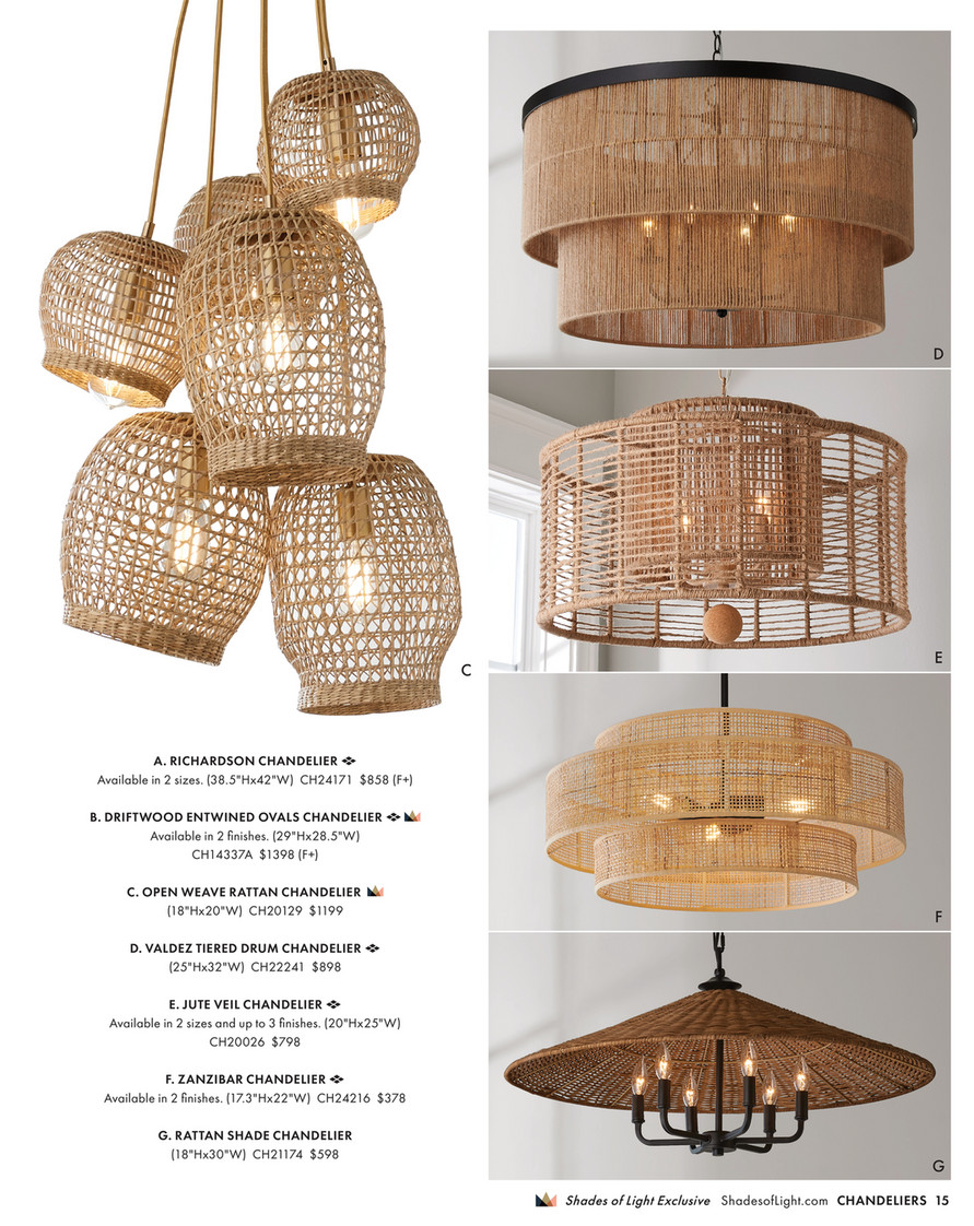 Shades of Light | Modern Heritage 2025 - Garcia Convertible Chandelier