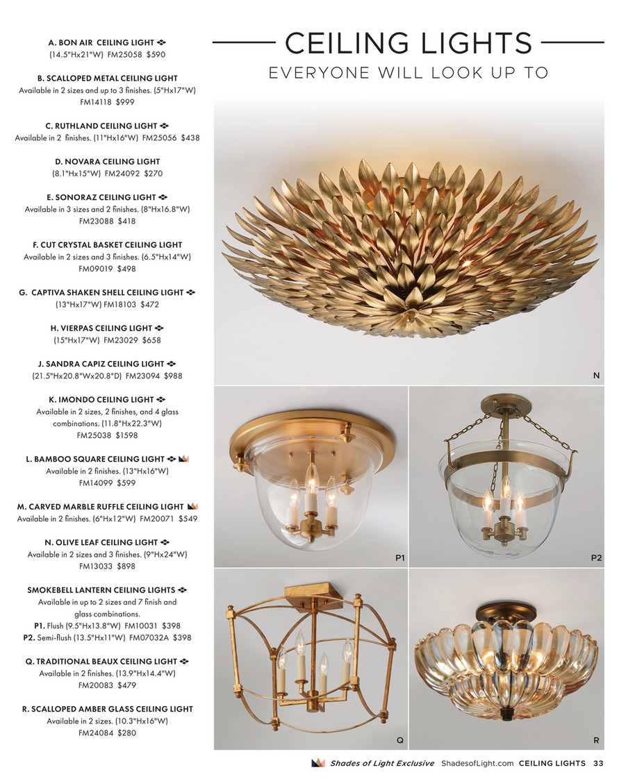 Shades of Light | Zen Simplicity 2026 - Scalloped Amber Glass Semi