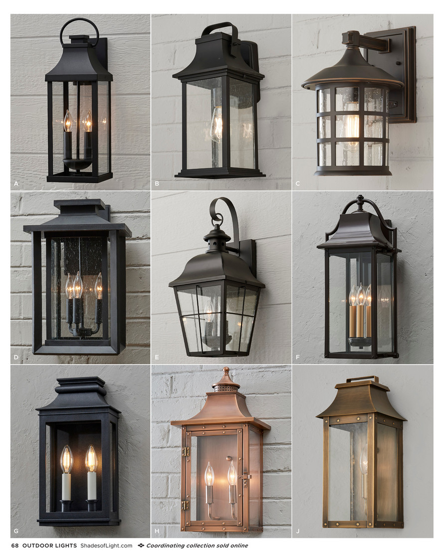 Shades of Light | Zen Simplicity 2026 - Fluted Trim Outdoor Sconce