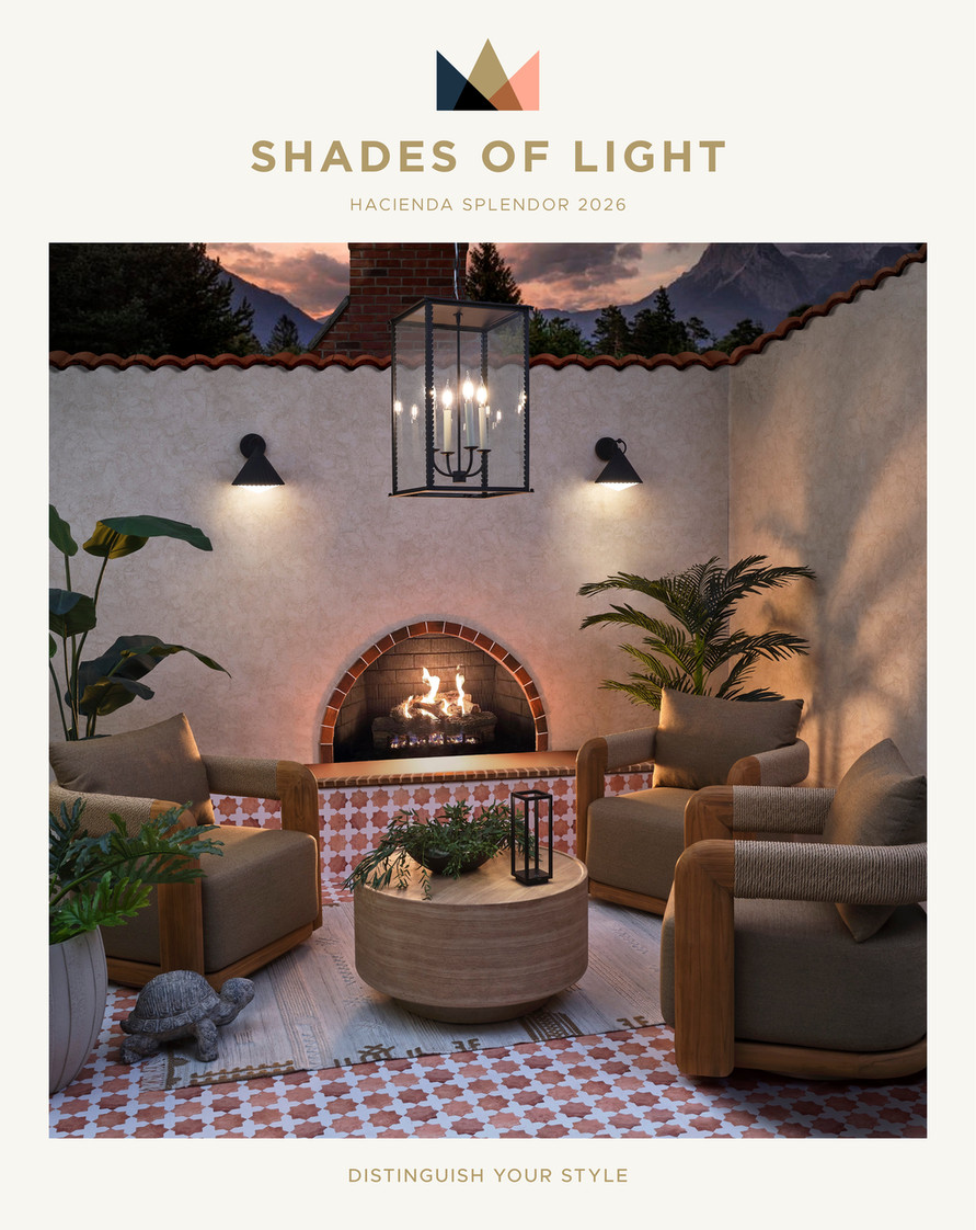 Shades of Light - Hacienda Splendor 2026 - Rope Arm Outdoor Swivel