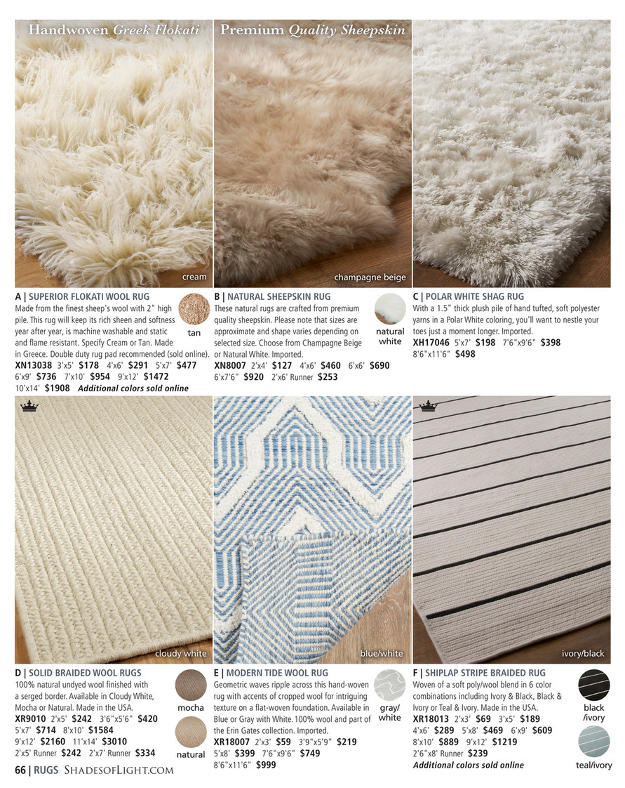 Shades of Light - Parisian Apartment 2019 - Eco-Friendly Solid Braided Wool  Rugs